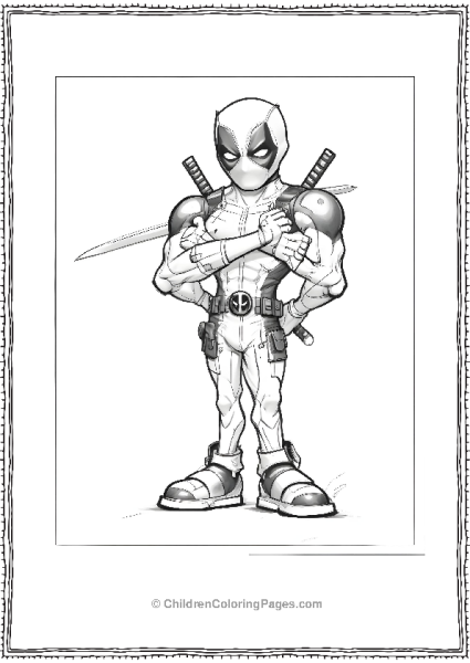 Slade Wilson Teen Titans Go Free PDF Printable