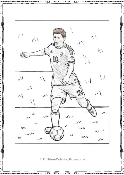 Soccer Player Messi Free PDF Printable