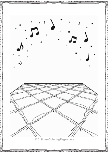 Sparkling Diamond Dance Floor Free PDF Printable