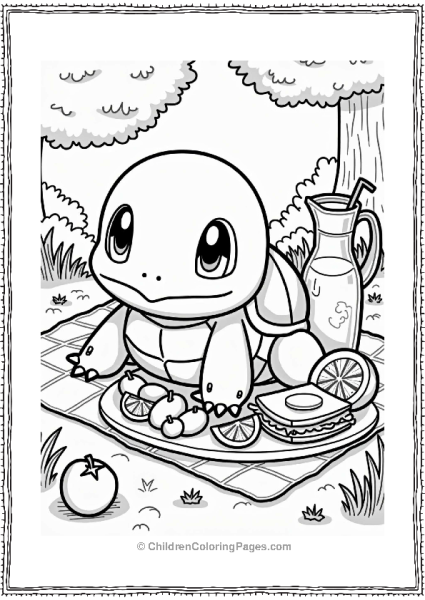 Squirtles Picnic Adventure Free PDF Printable
