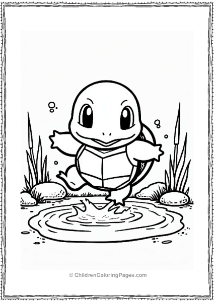 Squirtles Splashing Fun Free PDF Printable