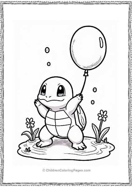 Squirtles Water Balloon Adventure Free PDF Printable