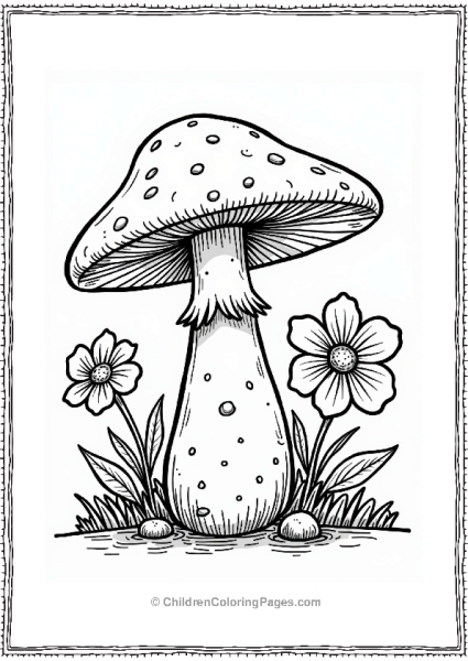 Star Trek Chekov Among Giant Alien Mushrooms Free PDF Printable