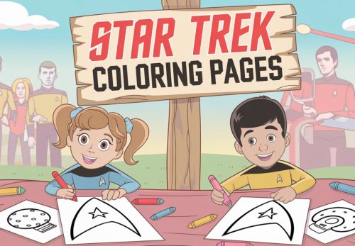 Star Trek Coloring Pages – Free PDF Printables 🚀🪐🌌🌍