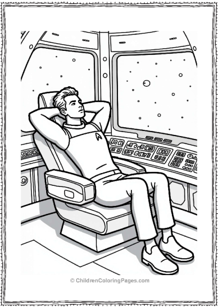 Star Trek Pilot Orion In A Cockpit View Free PDF Printable
