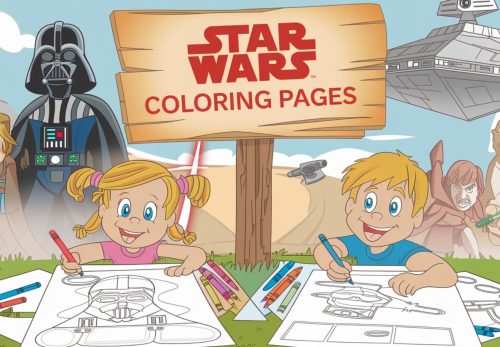 Star Wars Coloring Pages – Free PDF Printables ✨🚀🌌💫