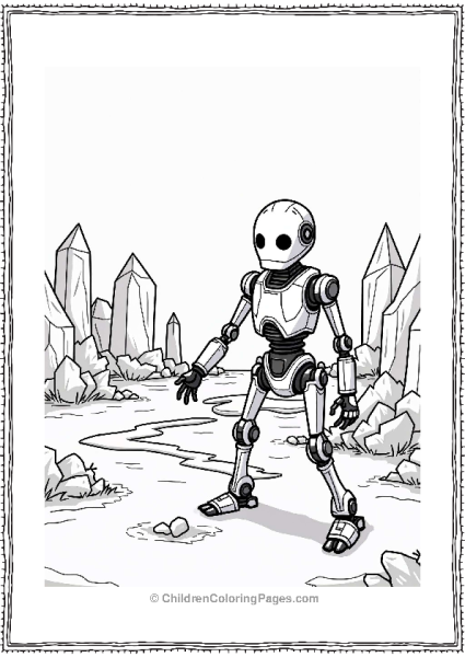 Star Wars Droid In A Maze Of Crystals Free PDF Printable