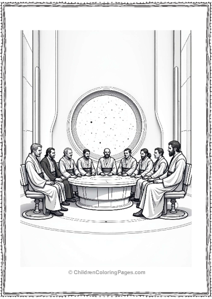 Star Wars Jedi Council Session In A Galaxy Free PDF Printable