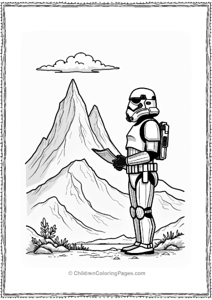 Stormtrooper By A Mountain Free PDF Printable