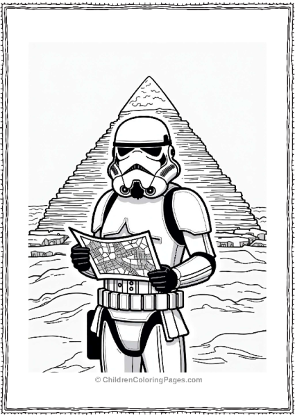 Stormtrooper In Ancient Egypt Free PDF Printable