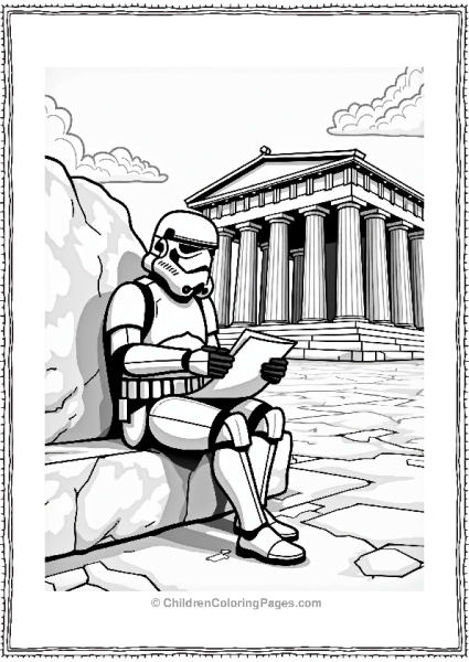 Stormtrooper In Ancient Greece Free PDF Printable