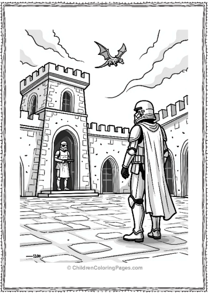 Stormtrooper In Medieval Times Free PDF Printable