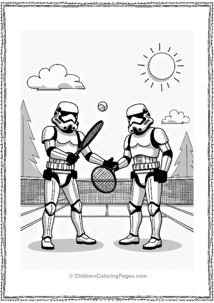 Stormtrooper Tennis Match Free PDF Printable