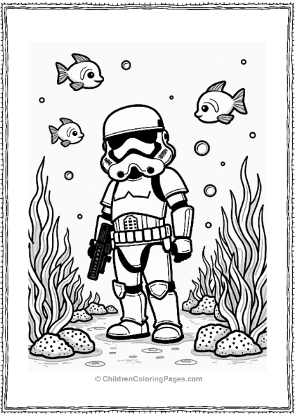 Stormtrooper Underwater Adventure Free PDF Printable