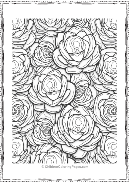 Succulent Leaves Pattern For Kids Free PDF Printable