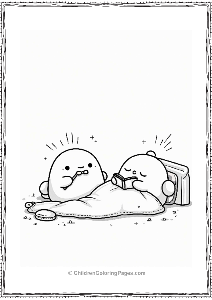 Sumikko Gurashi Bedtime Routine Free PDF Printable