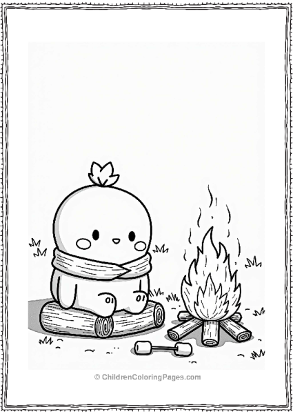Sumikko Gurashi By The Campfire Free PDF Printable