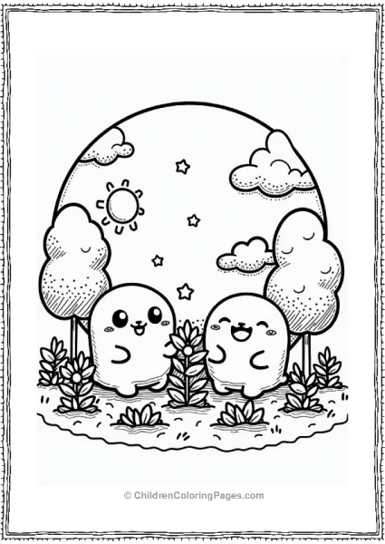 Sumikko Gurashi Celebrates Earth Day Free PDF Printable