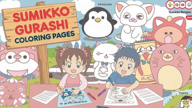 Sumikko Gurashi Coloring Pages