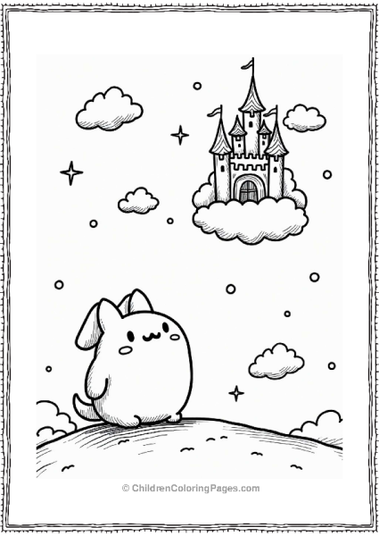 Sumikko Gurashi Fantasy Castle In The Sky Free PDF Printable