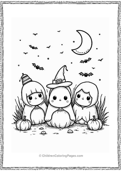 Sumikko Gurashi Halloween Festival Free PDF Printable