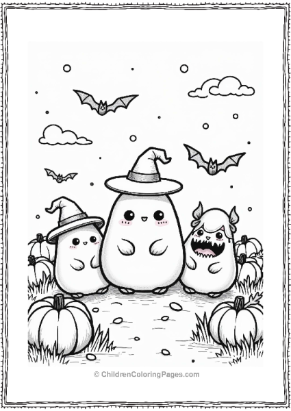 Sumikko Gurashi Halloween Fun Free PDF Printable