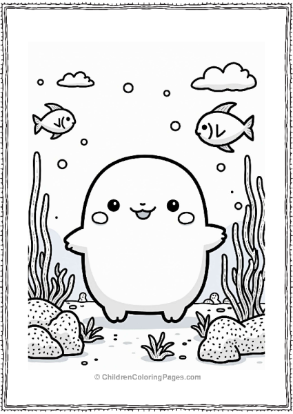 Sumikko Gurashi In A Dreamy Underwater World Free PDF Printable