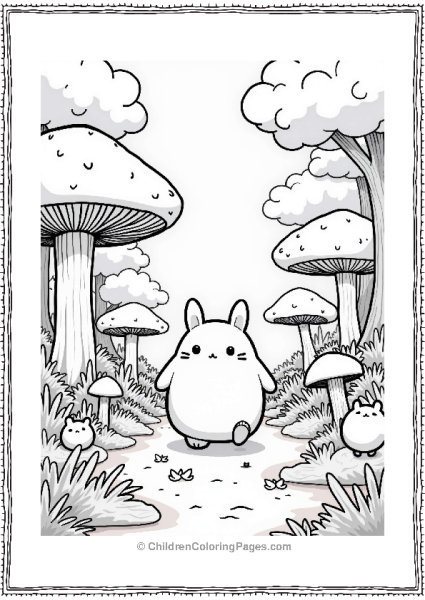 Sumikko Gurashi In A Magical Forest Free PDF Printable