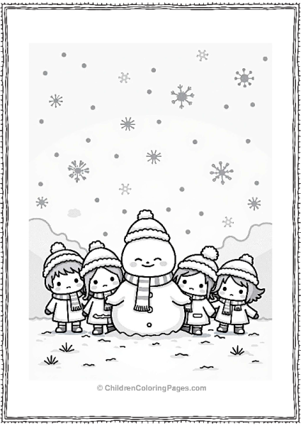 Sumikko Gurashi In A Winter Wonderland Free PDF Printable