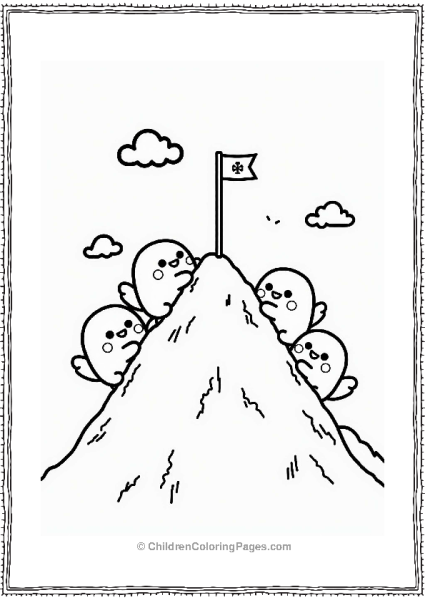 Sumikko Gurashi Mountain Climbing Adventure Free PDF Printable