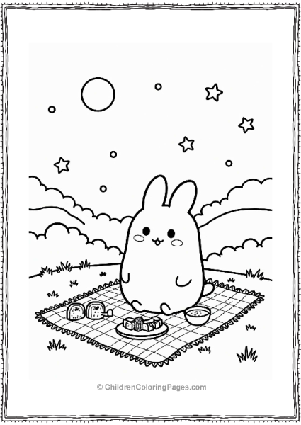 Sumikko Gurashi Starry Night Picnic Free PDF Printable