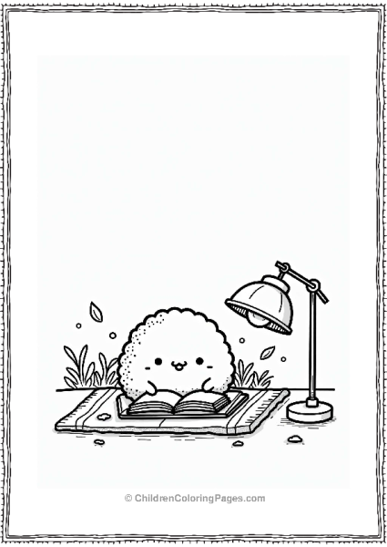 Sumikko Gurashi Tonkatsu On A Cozy Table Free PDF Printable