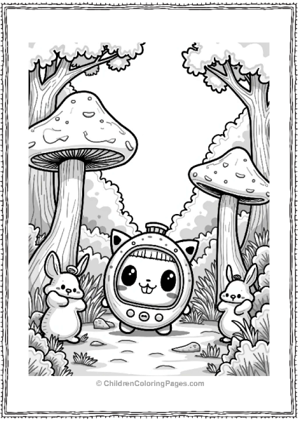 Tamagotchi Adventurer In A Magical Forest Free PDF Printable