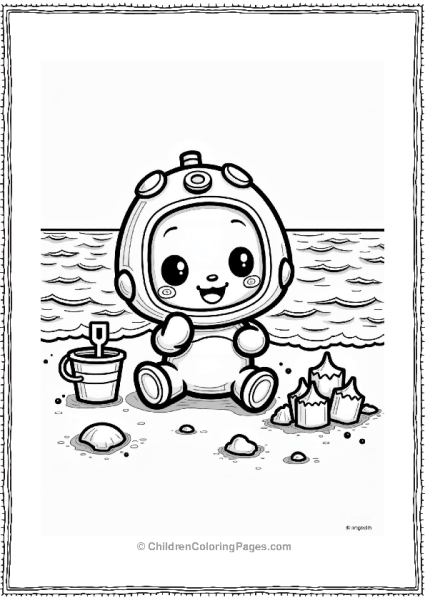 Tamagotchi Building A Sandcastle Free PDF Printable