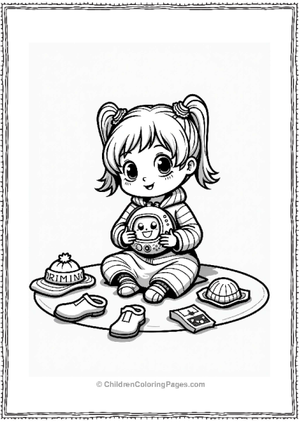 Tamagotchi Dress Up Fun Free PDF Printable
