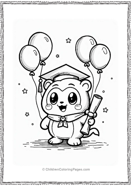 Tamagotchi Graduation Day Free PDF Printable