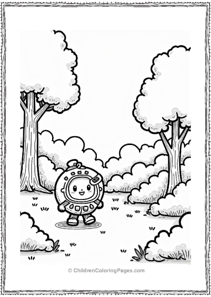 Tamagotchi In A Sunny Park Free PDF Printable