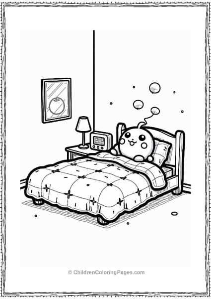 Tamagotchi In A Techy Bedroom Free PDF Printable