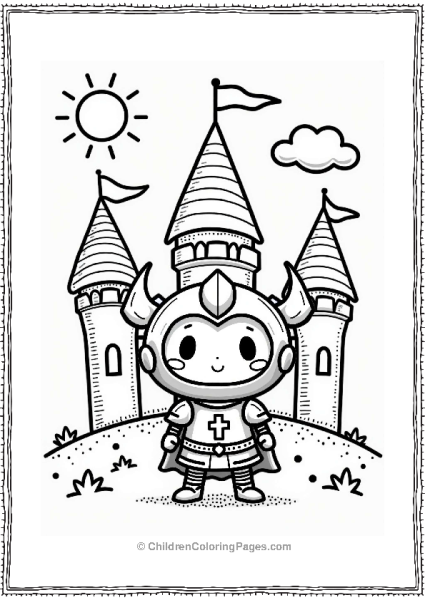 Tamagotchi Knight In A Fairy Tale Castle Free PDF Printable