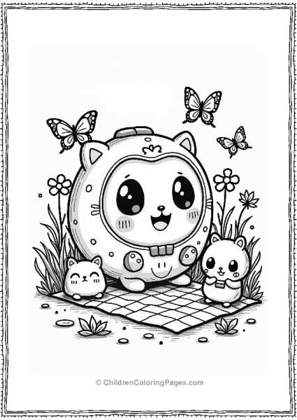 Tamagotchi Picnic With Friends Free PDF Printable