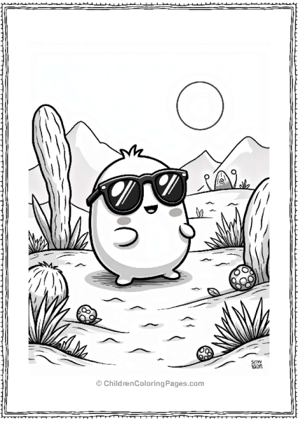 Tamagotchis Desert Adventure Free PDF Printable