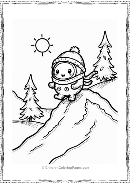 Tamagotchis Snowy Mountain Adventure Free PDF Printable