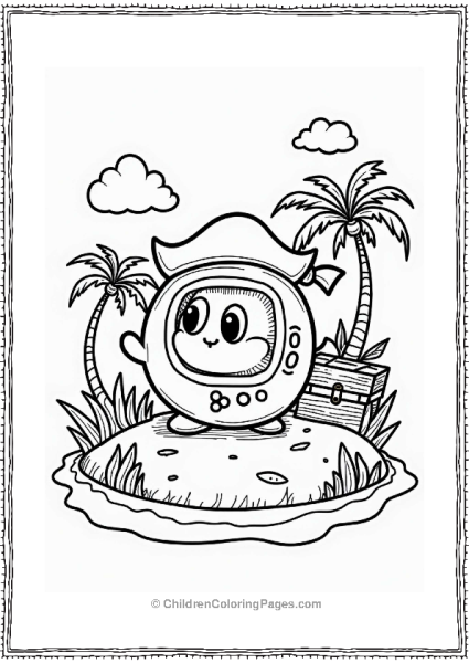 Tamagotchis Treasure Hunt Adventure Free PDF Printable