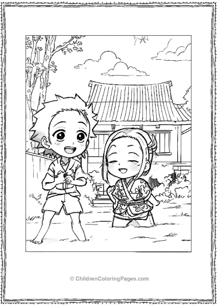 Tanjiro And Nezuko Anime Free PDF Printable
