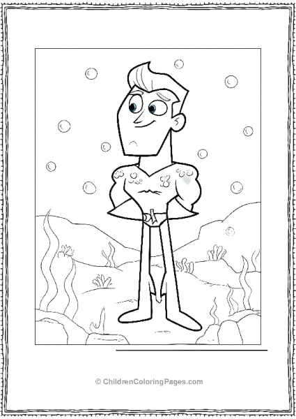 Teen Titans Go Aquaman Free PDF Printable