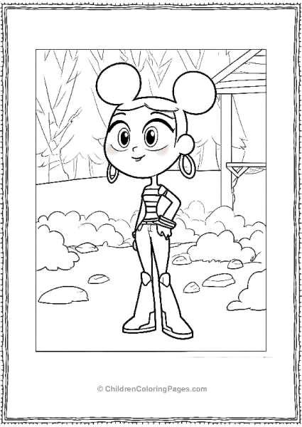 Teen Titans Go Bumblebee In The Backyard Free PDF Printable