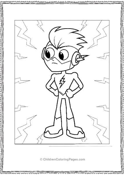 Teen Titans Go FLash Free PDF Printable