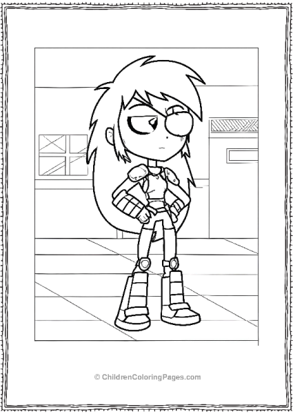 Teen Titans Go Rose Wilson Free PDF Printable