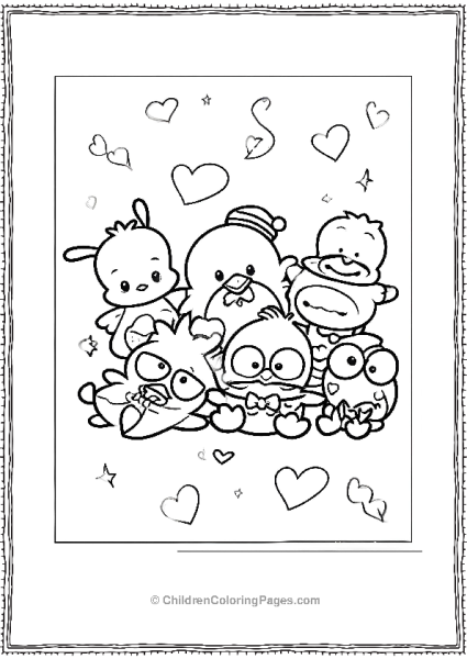 Tuxedo Sam With Friends Free PDF Printable