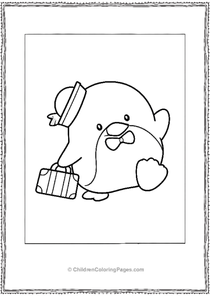 Tuxedo Sam With Sailor Hat Free PDF Printable
